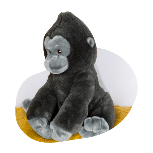Fahlo Animal Tracking The Traverse Plush - Gorilla