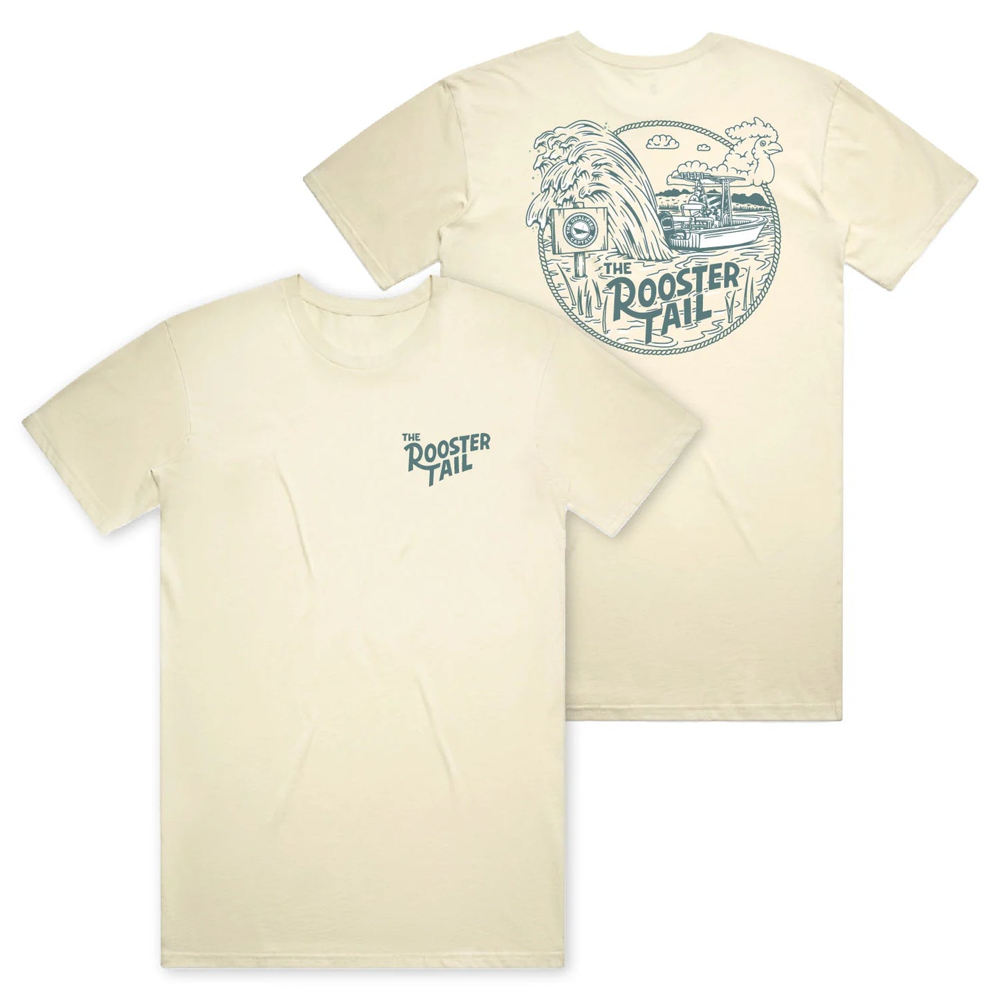 Rooster Tail Tee - Pale Yellow