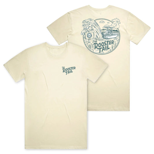 Rooster Tail Tee - Pale Yellow
