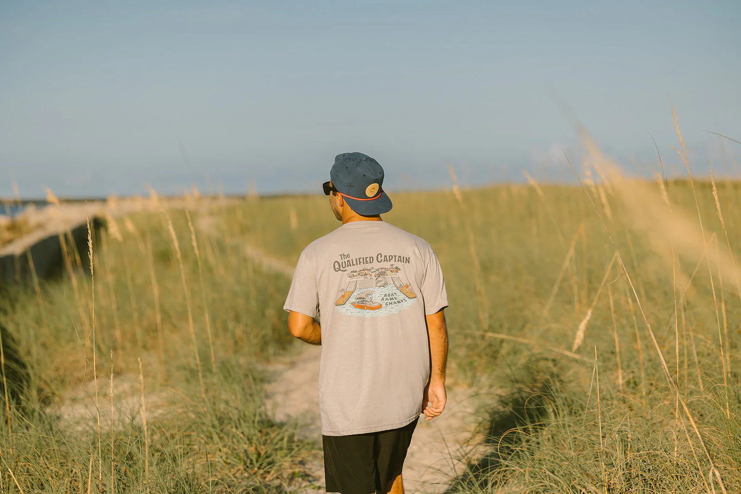 TQC Patch Grandpa Trucker Hat - Navy / Red