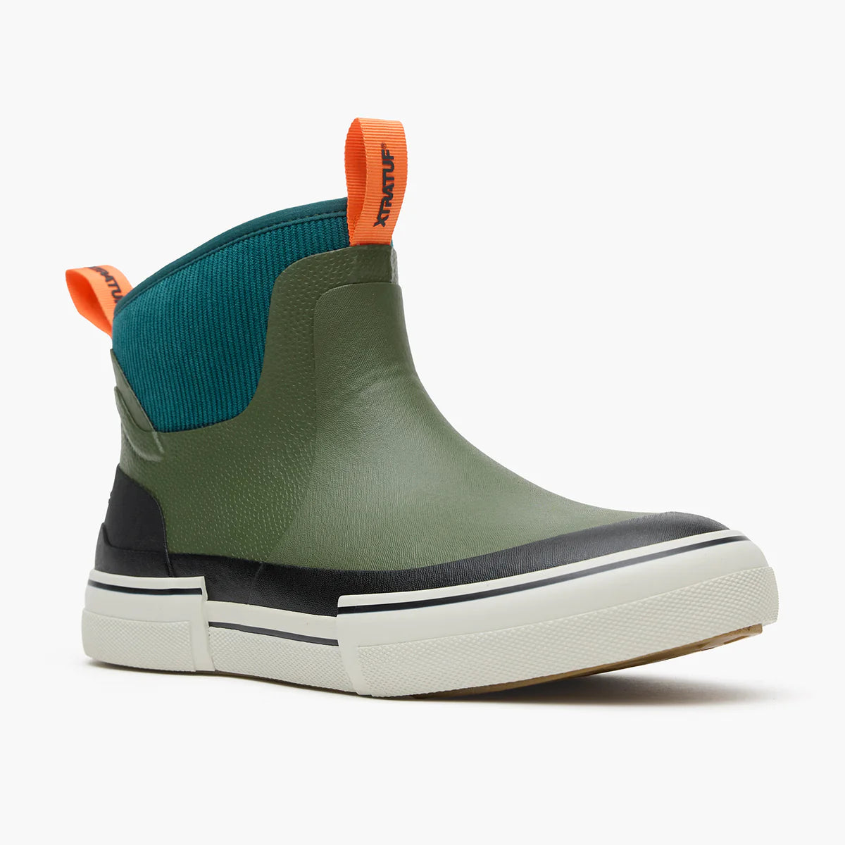 Xtratuf Men’s 7’’ Ankle Deck Boot Out Of The Ordinary - Moss/Cobalt