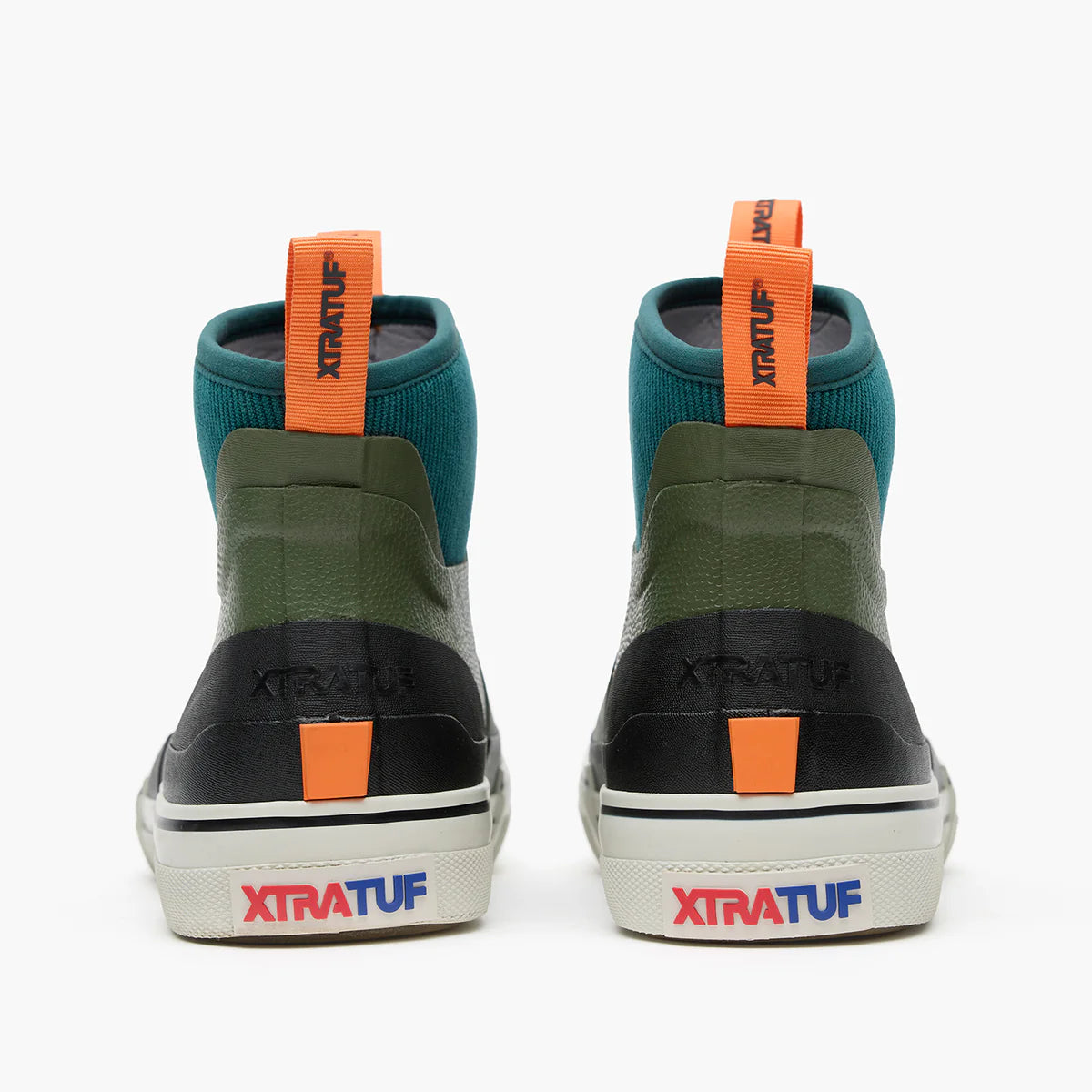 Xtratuf Men’s 7’’ Ankle Deck Boot Out Of The Ordinary - Moss/Cobalt