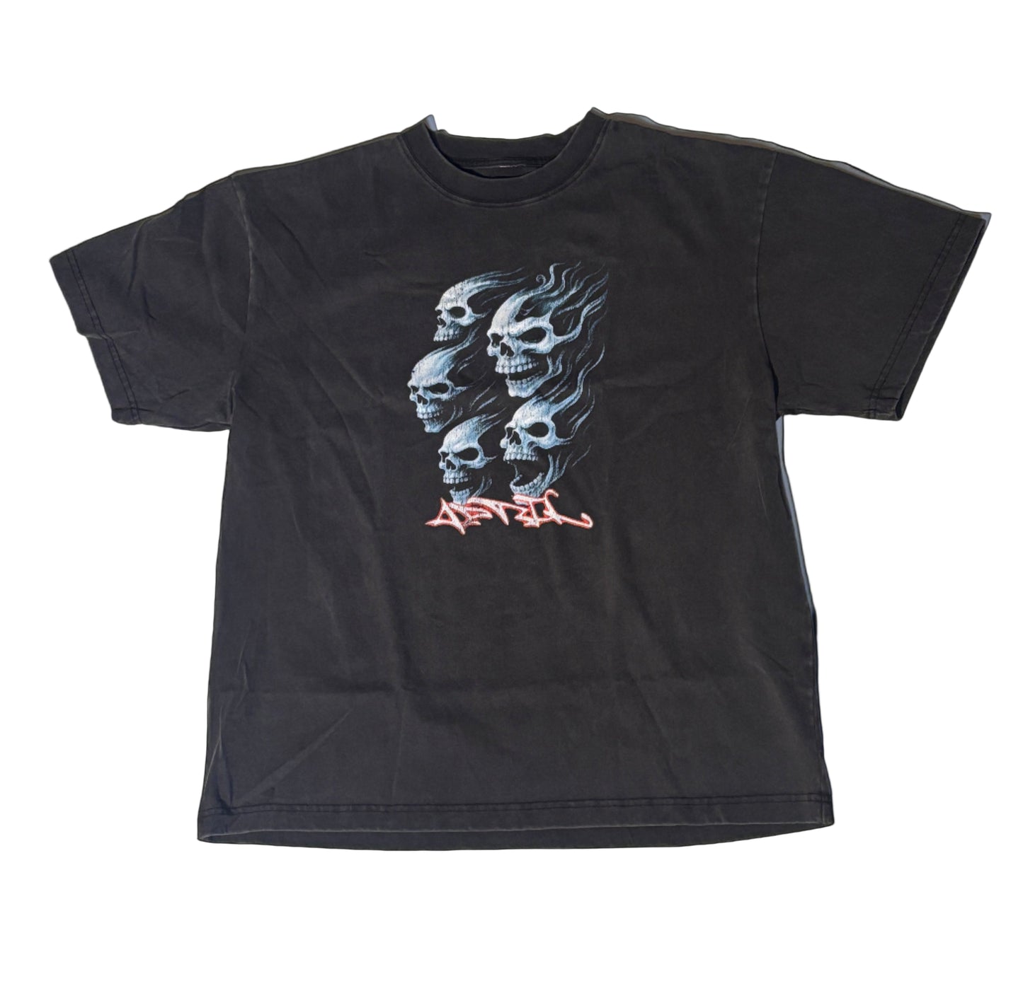 April Skateboarding Dead Tee T-Shirt - Vintage Black
