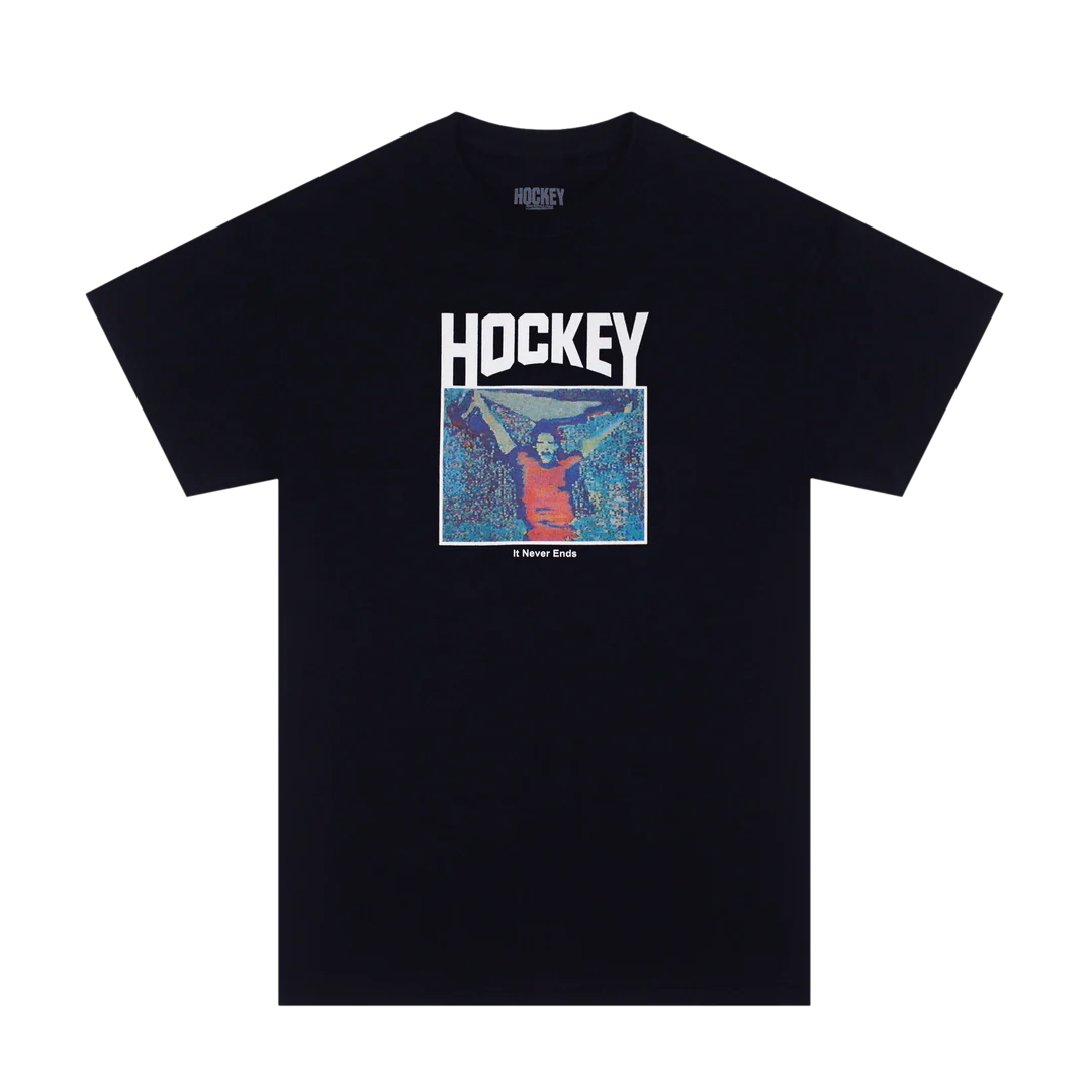 Hockey It Never Ends Tee - Black