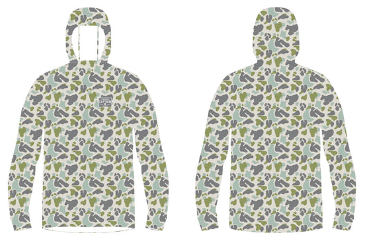 Qualified Camo Performance Hoodie - Marsh