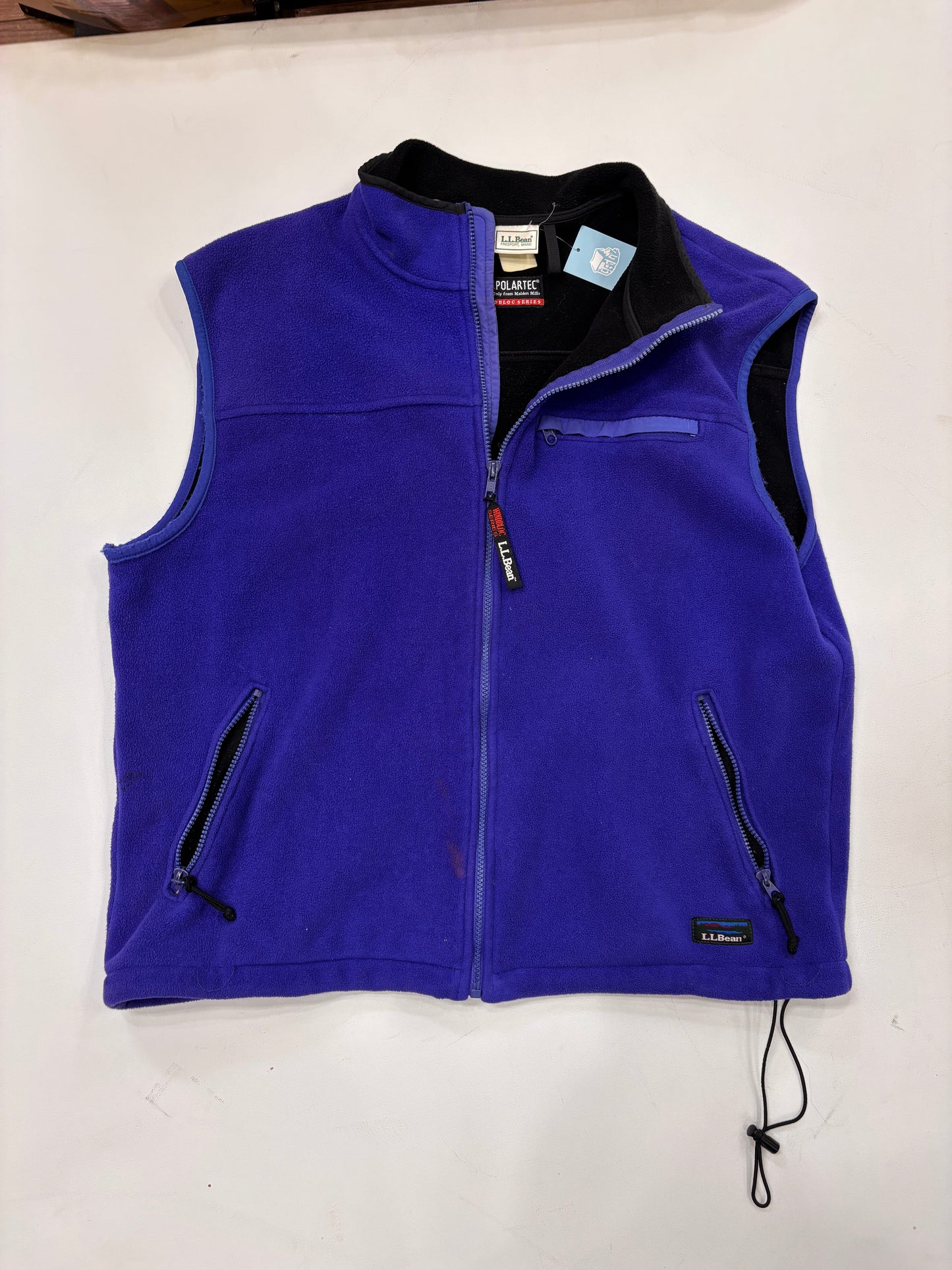 Vintage LL Bean WindBloc Series F/Z Fleece Vest - Purple