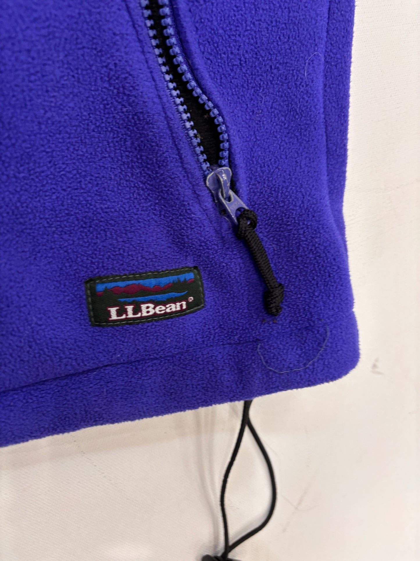 Vintage LL Bean WindBloc Series F/Z Fleece Vest - Purple