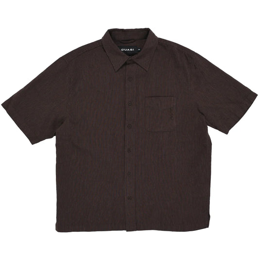 Quasi Kalvin S/S Button Up - Hickory
