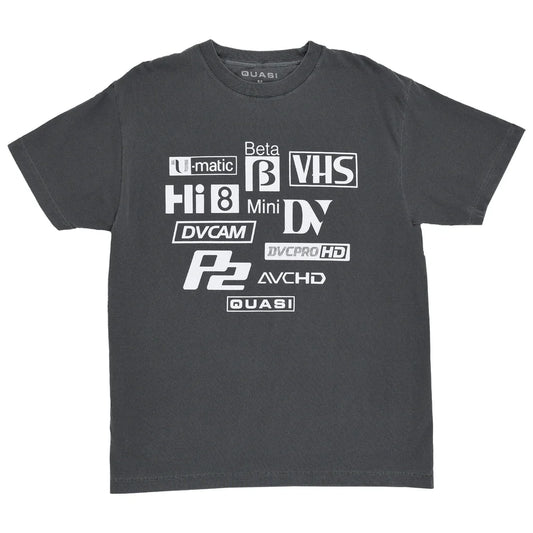 Quasi Formats Tee - Faded Black