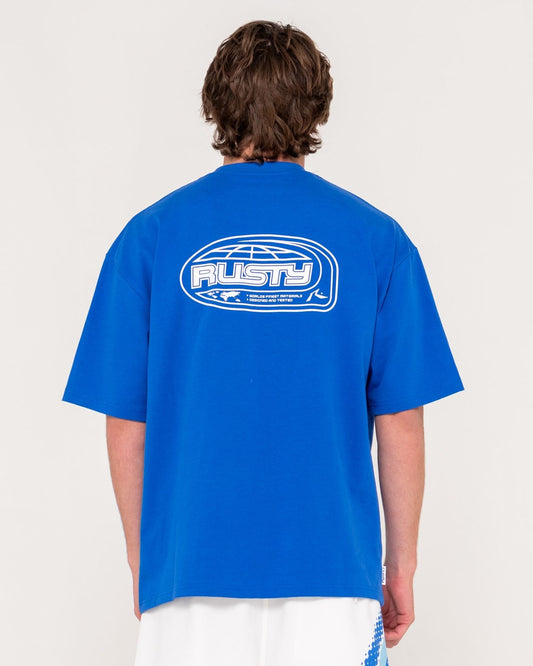 Rusty Outer There S/S Tee - Royal Blue