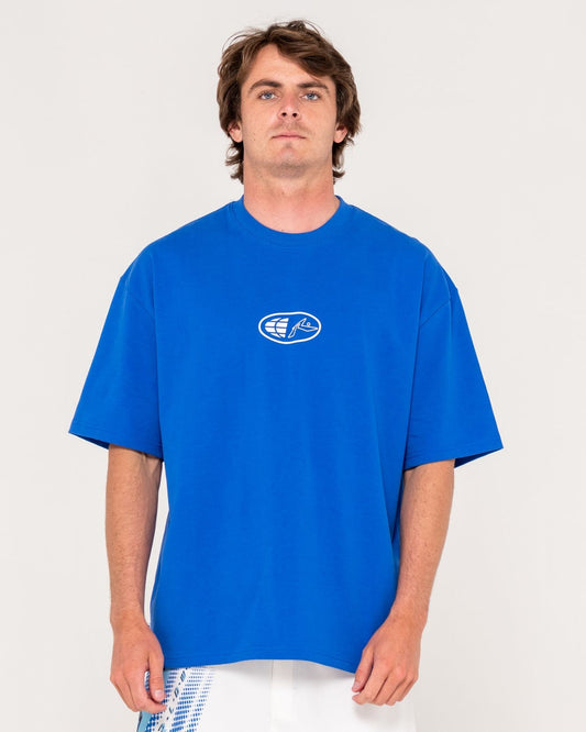 Rusty Outer There S/S Tee - Royal Blue