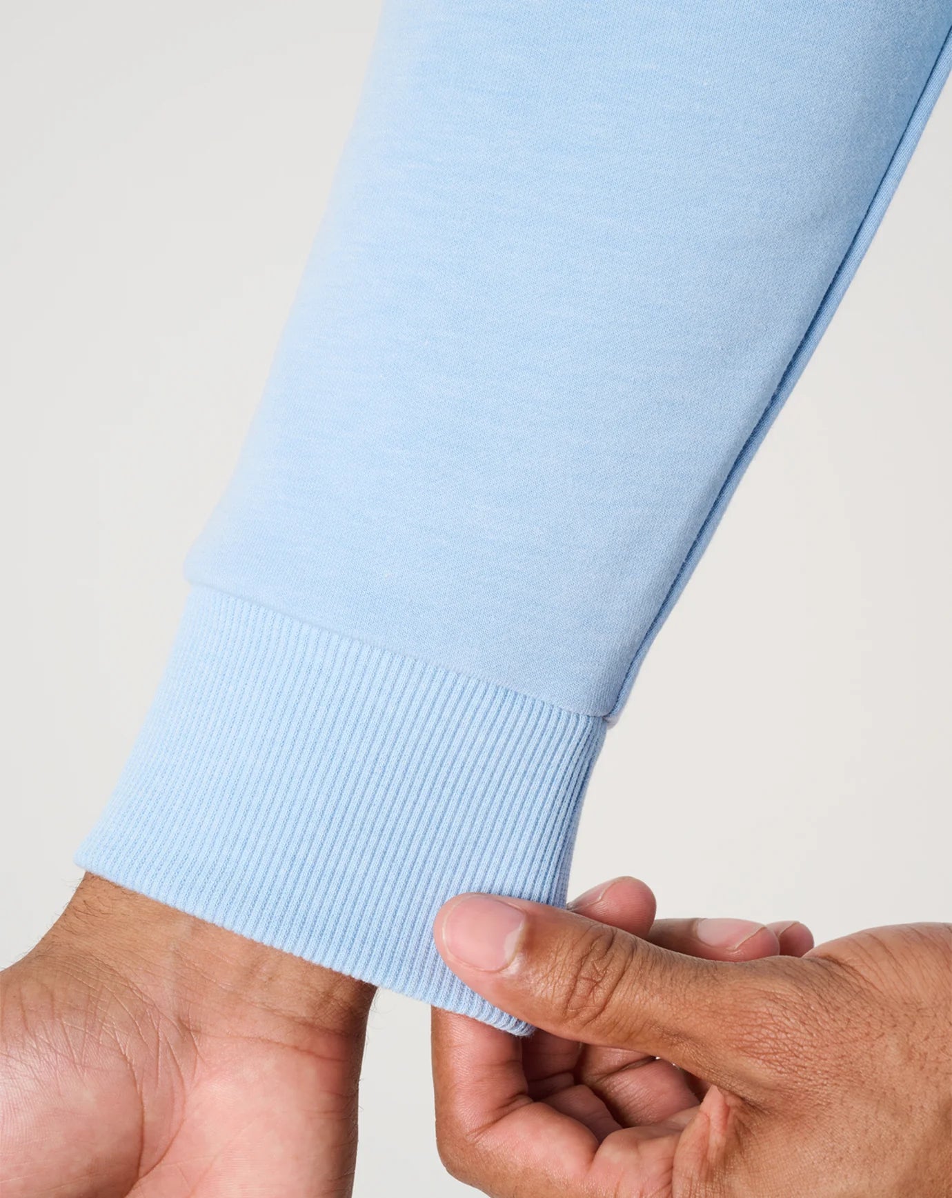 Cloud Quarter Zip 2.0 - Heather Powder Blue