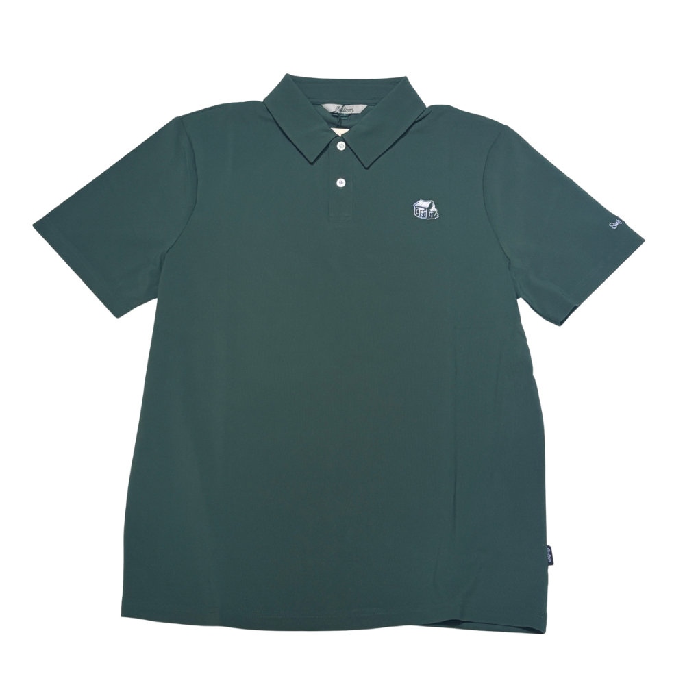 Surf Shack x Malbon Fairway Polo - Forest Green