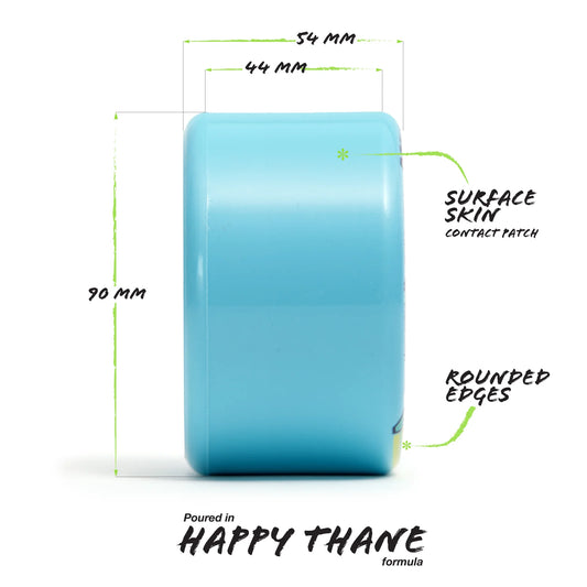 Orangatang 90mm 77a Bee’s Knees Wheels - Blue