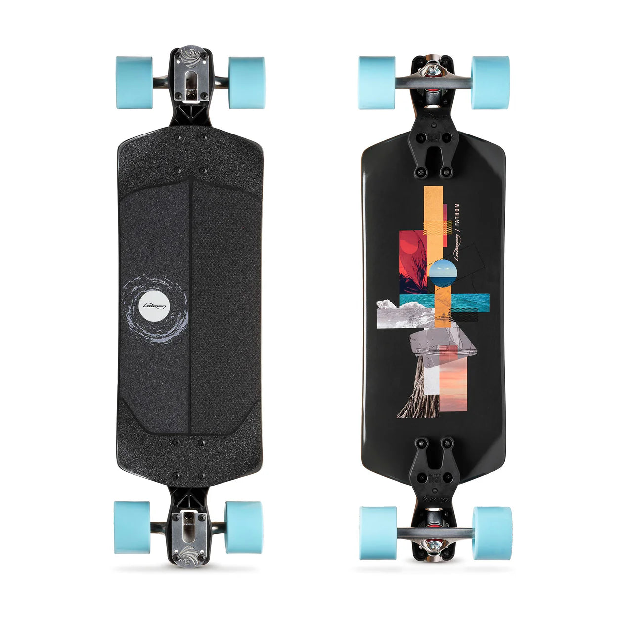 Loaded Fathom Longboard Complete - 85mm Caguama 77a Blue