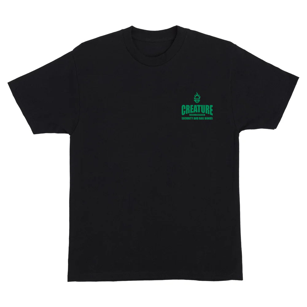 Creature Security Service S/S Heavyweight Tee - Black