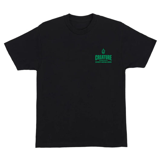 Creature Security Service S/S Heavyweight Tee - Black