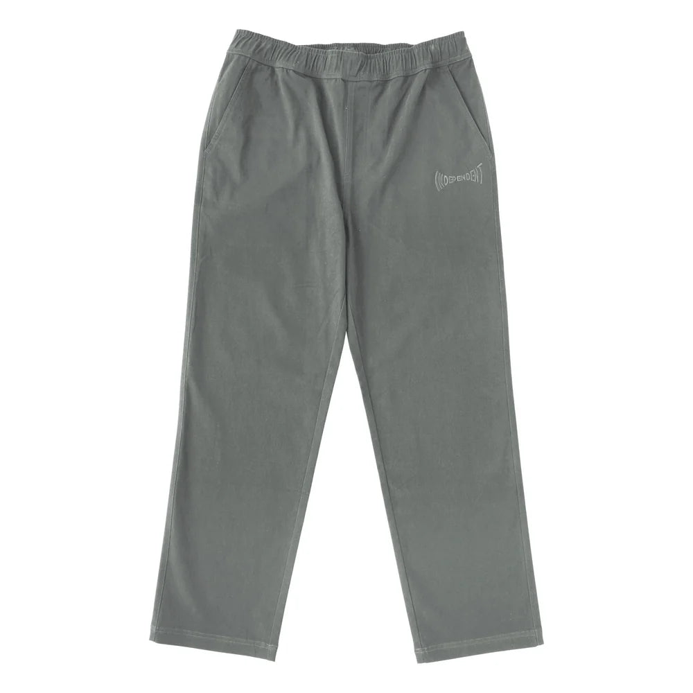 Independent Span Elastic Waist Pants - Slate