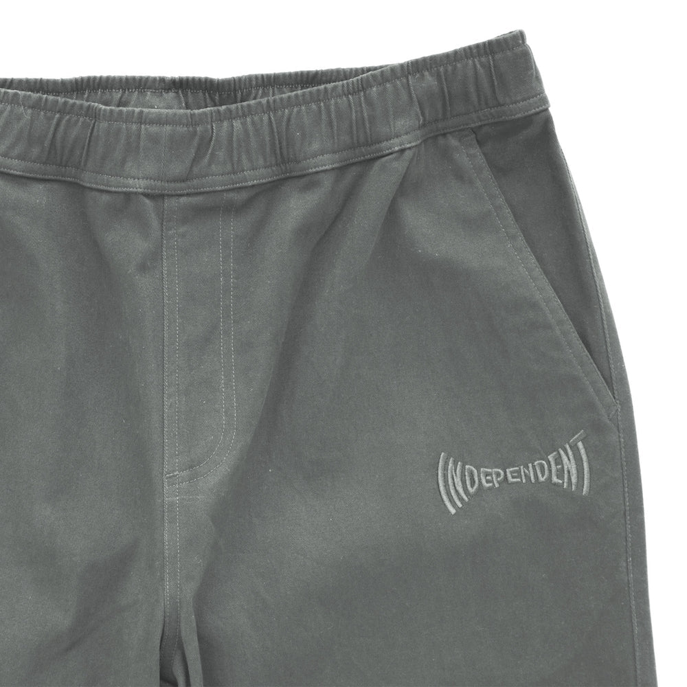 Independent Span Elastic Waist Pants - Slate