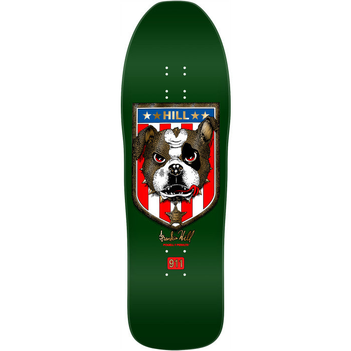 Powell Peralta Frankie Hill Bulldog 10.0 - Green/Gold