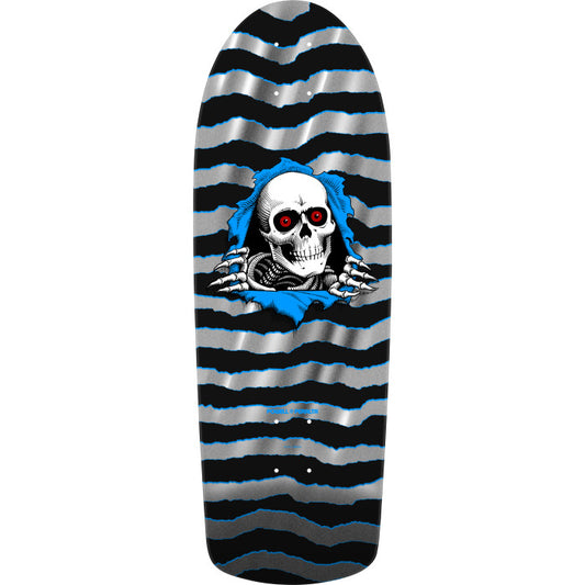 Powell Peralta OG Ripper Deck - Silver Foil/Blue