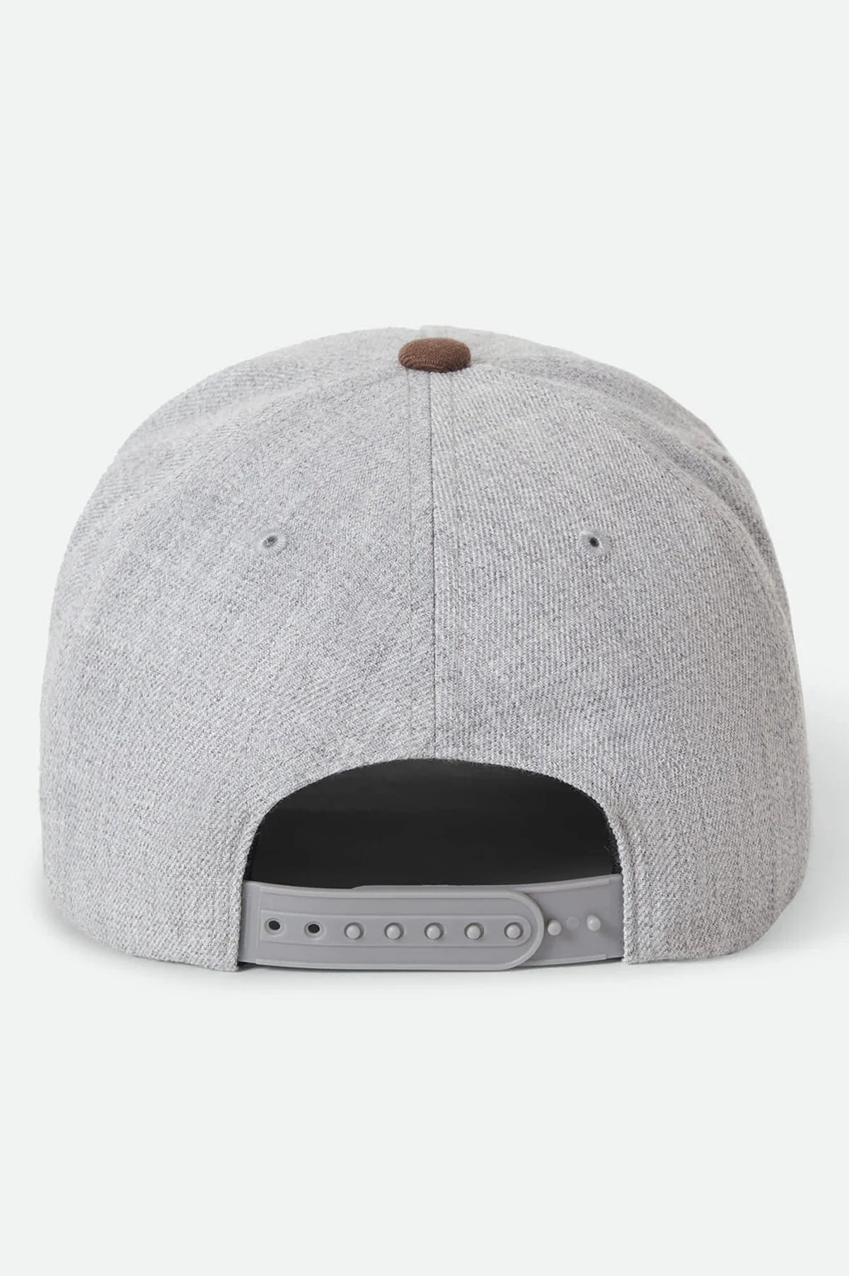 Brixton Crest C MP Netplus Snapback Hat - Grey/Pinecone
