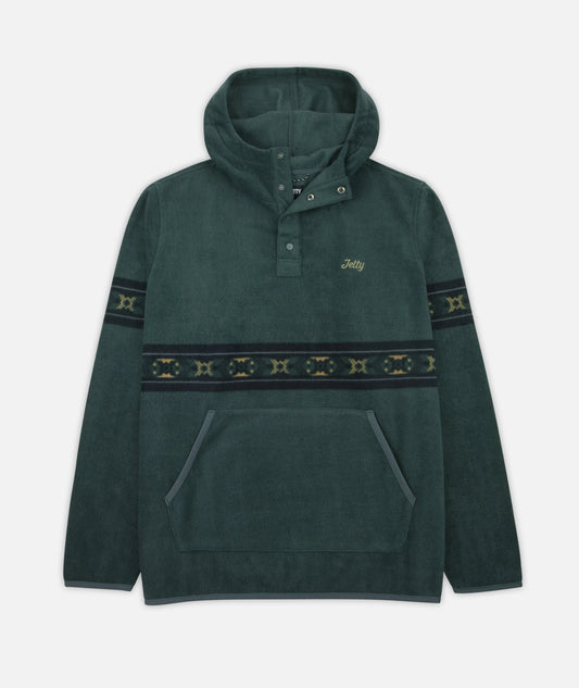 Quintin Fleece Hoodie - Blue
