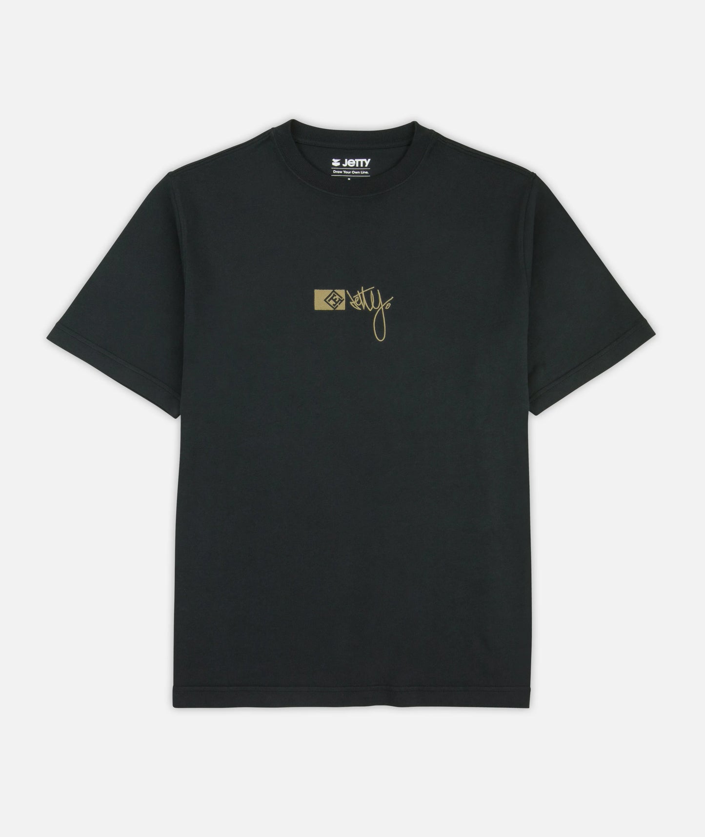 Rock Script Tee - Graphite