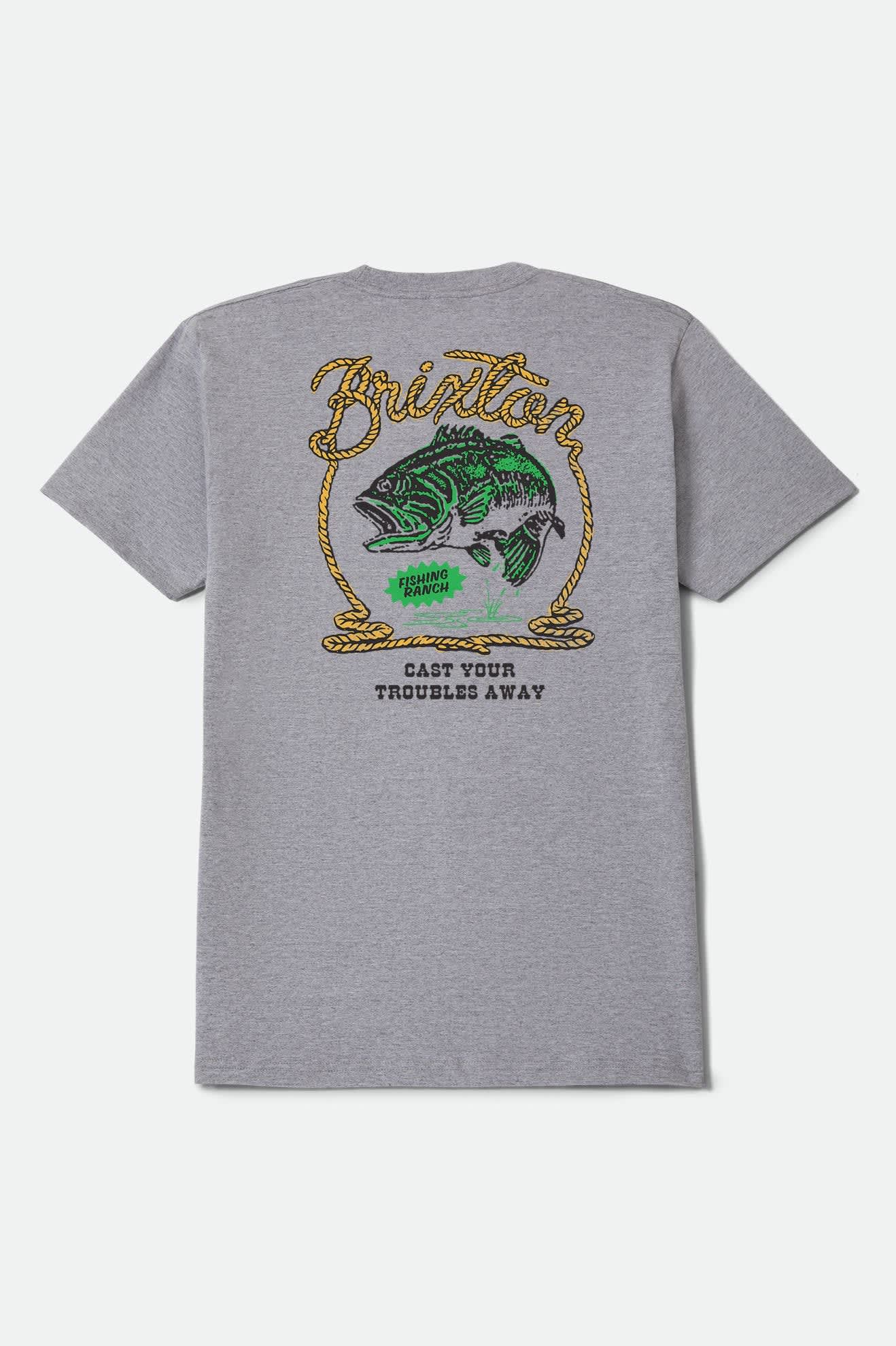 Brixton Cast Tee - Heather Grey