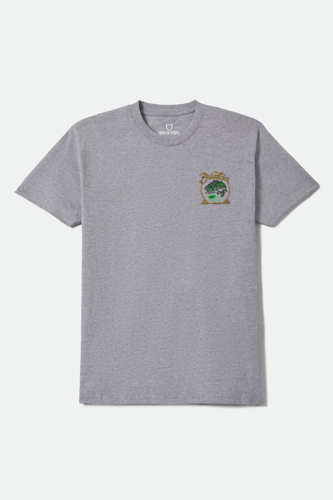 Brixton Cast Tee - Heather Grey