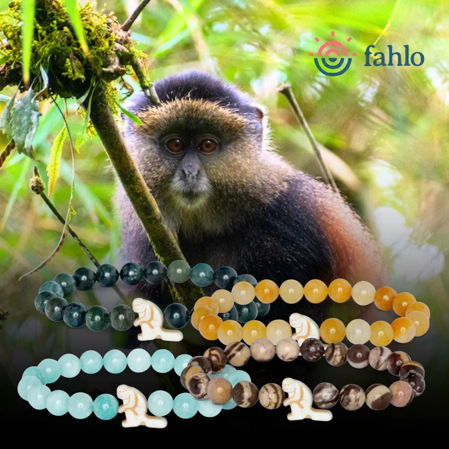 Fahlo Animal Tracking The Swing Bracelet - Monkey