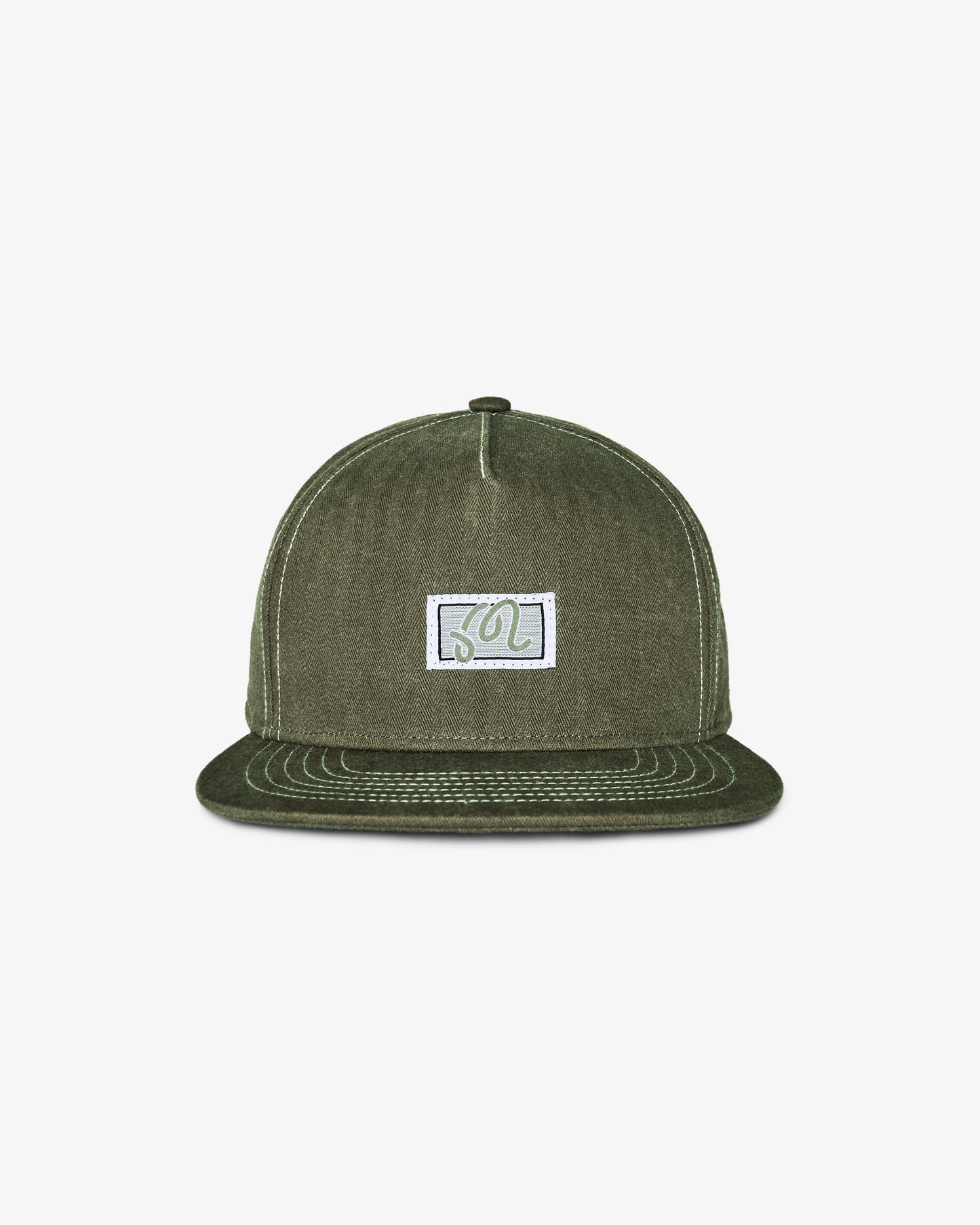 Malbon Station Snapback Hat - Military Green