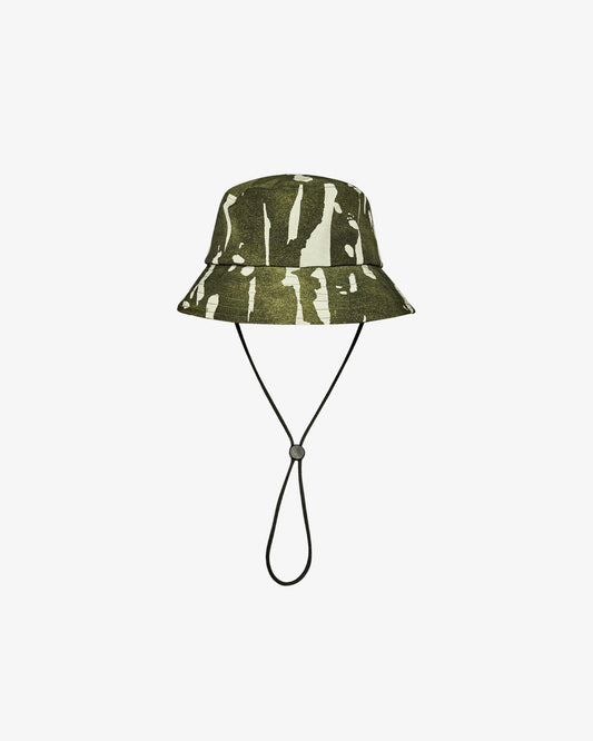 Malbon Inkwash Bucket Hat - Olive Inkwash