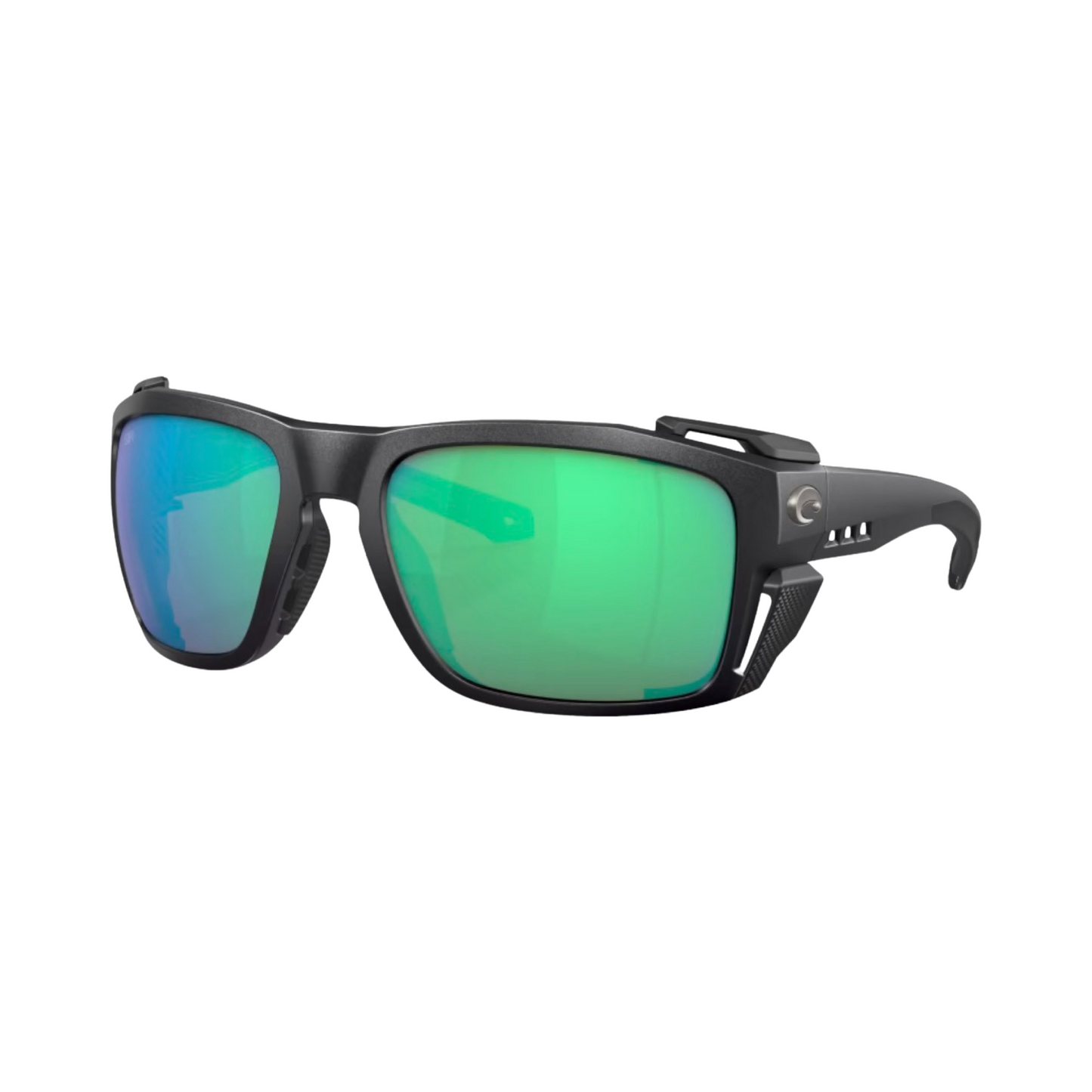 King Tide 6 Black Pearl Sunglasses - Green Mirror 580G