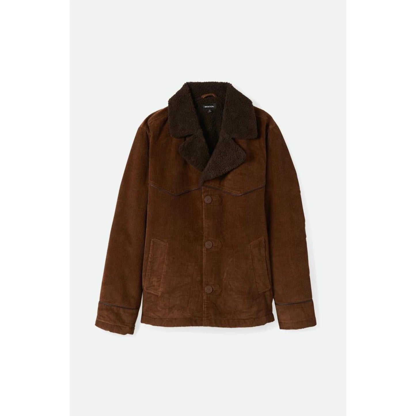 Brixton Wallace Sherpa Lined Jacket - Bison Cord