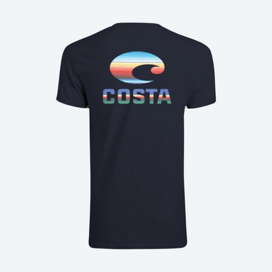 Costa Fiesta Tee - Navy