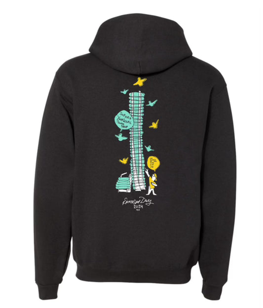 Marc Gonzales Stacked Deck Wall Skate Shop Day x The Shack Hoodie