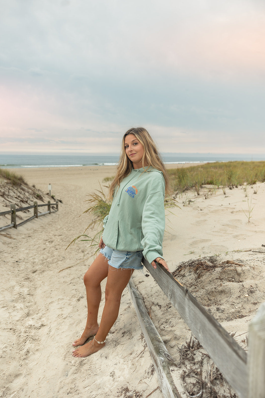 Surf Shack x Wave Creations Hoodie - Greenstone