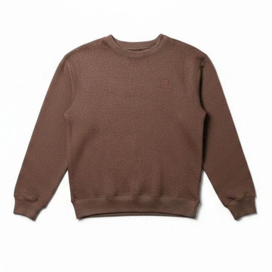 Instinct Julian Crewneck - Terra Brown