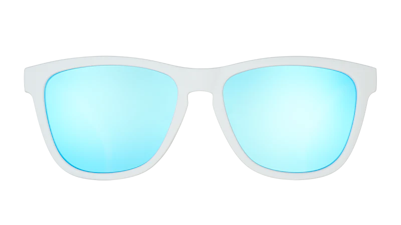 goodr OG Iced By Yetis Sunglasses - White