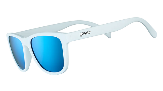 goodr OG Iced By Yetis Sunglasses - White
