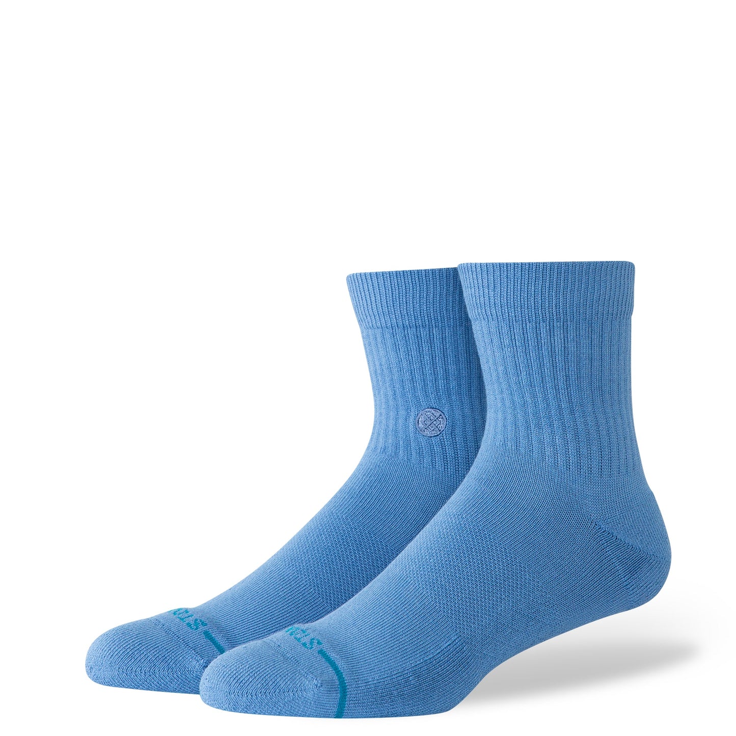 Icon QTR Quarter Sock - Capri Blue