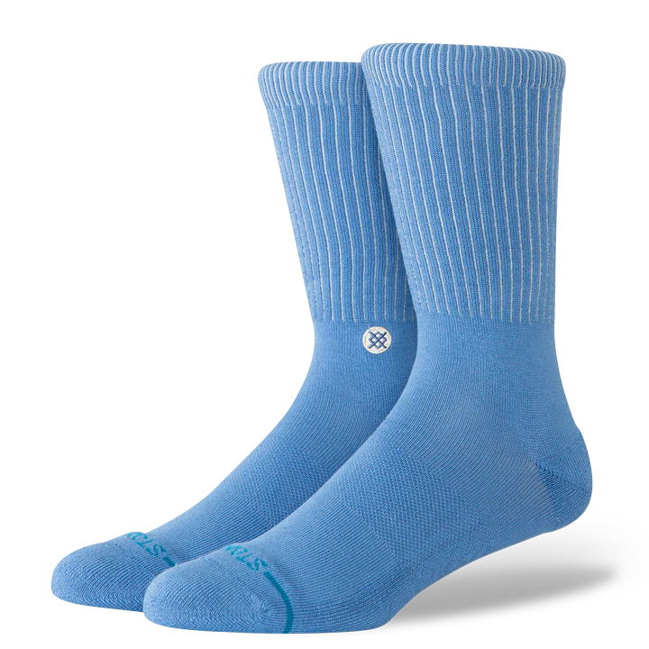 Icon Pop Crew Sock - Capri Blue