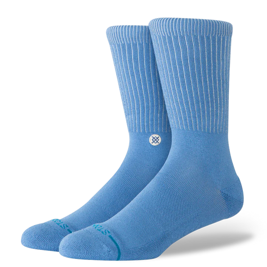 Icon Pop Crew Sock - Capri Blue