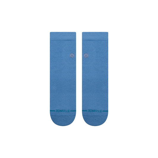 Icon QTR Quarter Sock - Capri Blue