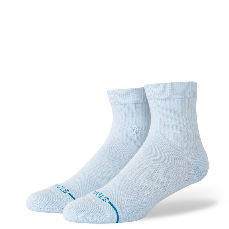 Icon Quarter Socks - Ice Blue