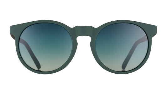 goodr Circle G I Have These on Vinyl, Too Sunglasses - Dark Green