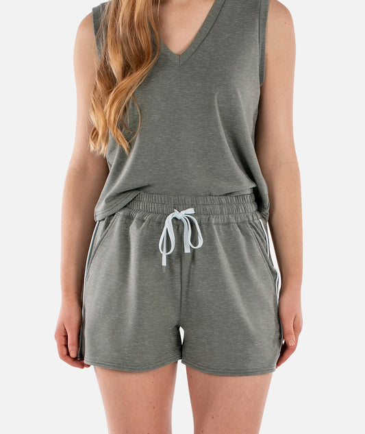 Womens Isle Lounge Short - Agave
