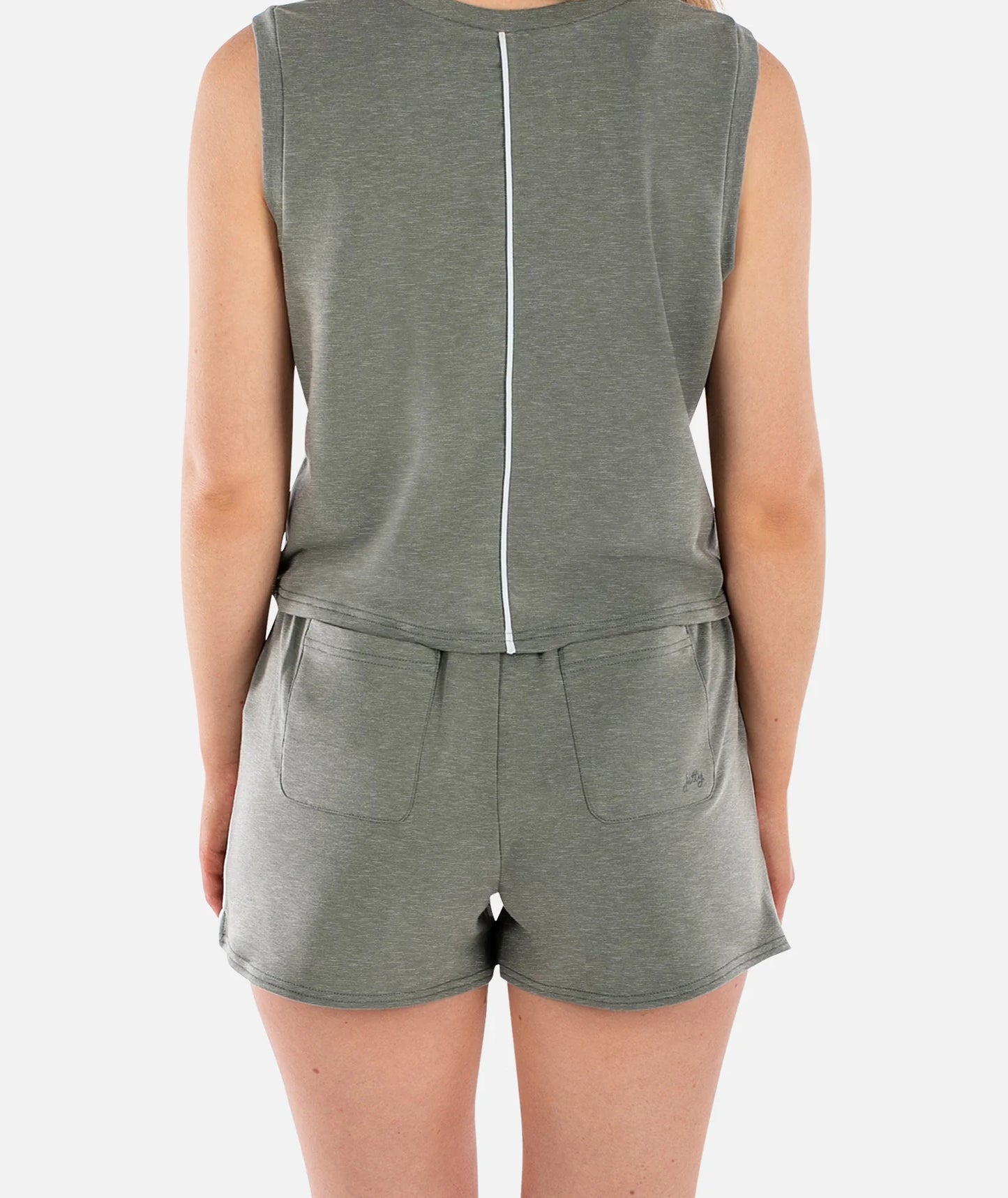 Womens Isle Lounge Short - Agave