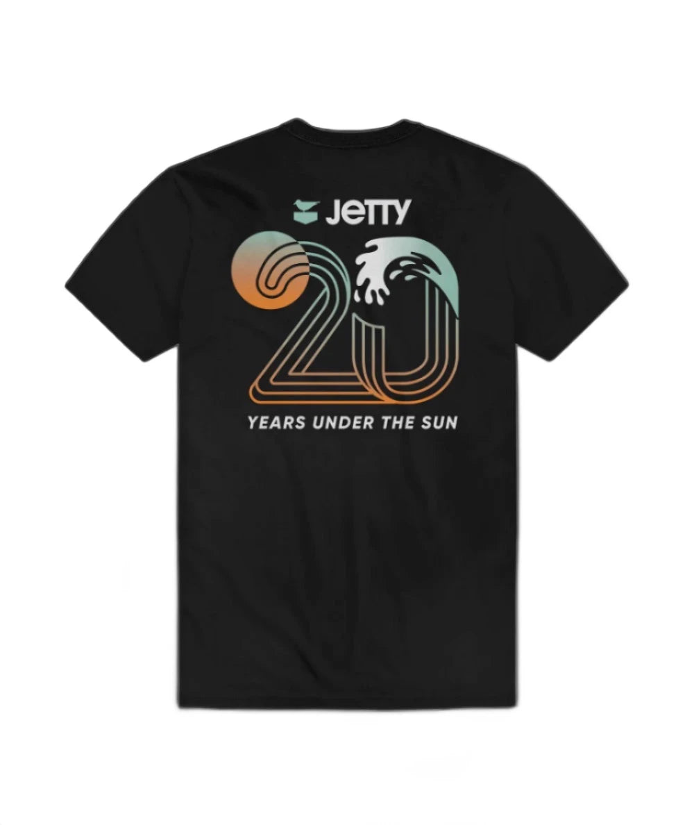 Jetty 20 Years Under The Sun Tee - Black